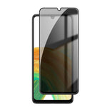 Pellicola per vetri temperati Kalebol ad alto contenuto di alluminio, serigrafata a copertura totale con bordo nero e privacy., For Galaxy A04, For Galaxy A04s, For Galaxy A23 4G, For Galaxy A53 5G, For Galaxy A33 5G, For Galaxy A13 5G