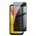 Pellicola per vetri temperati Kalebol ad alto contenuto di alluminio, serigrafata a copertura totale con bordo nero e privacy., For Galaxy M47 5G, For Galaxy M56 5G, For Galaxy M55, For Galaxy M34 5G, For Galaxy M54 5G, For Galaxy M14 5G               ...