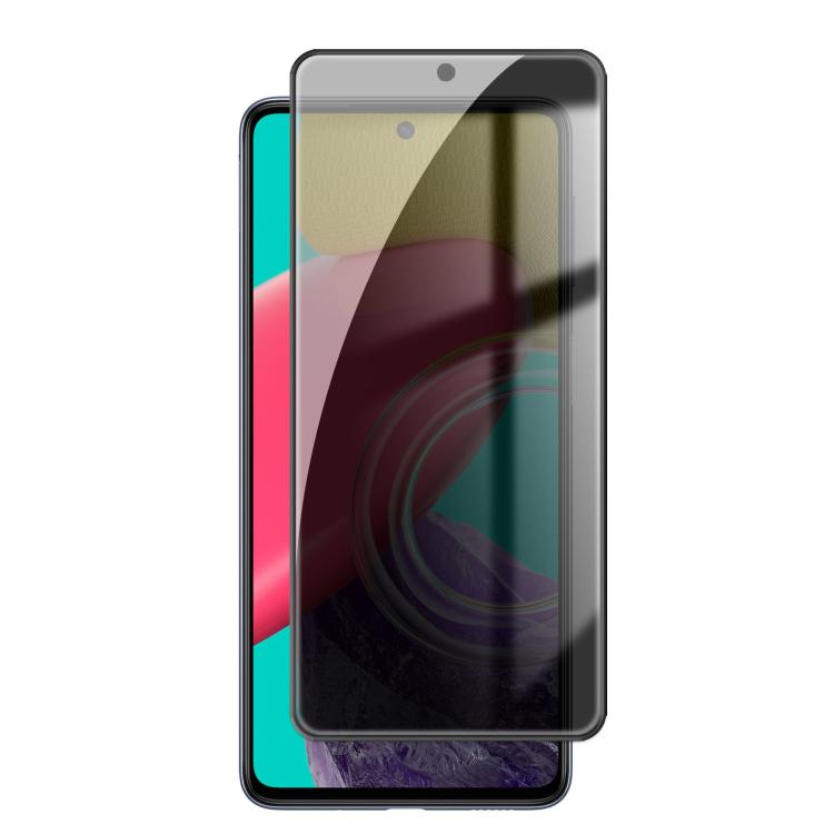 Pellicola per vetri temperati Kalebol ad alto contenuto di alluminio, serigrafata a copertura totale con bordo nero e privacy., For Galaxy M47 5G, For Galaxy M56 5G, For Galaxy M55, For Galaxy M34 5G, For Galaxy M54 5G, For Galaxy M14 5G               ...