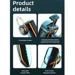 Auricolare Bluetooth V19S con impronta digitale