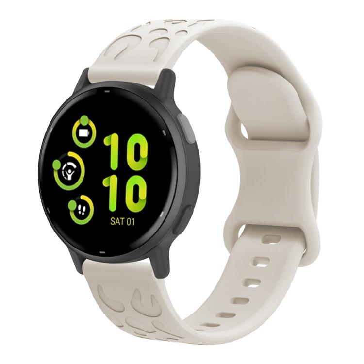 Cinturino per orologio in silicone con stampa leopardata xDfind, 18mm, 20mm