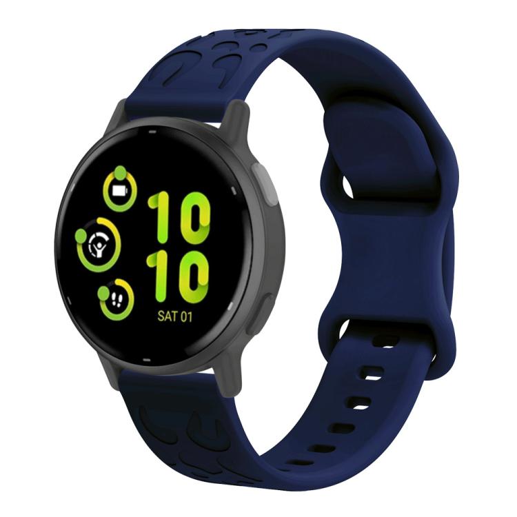 Cinturino per orologio in silicone con stampa leopardata xDfind, 22mm