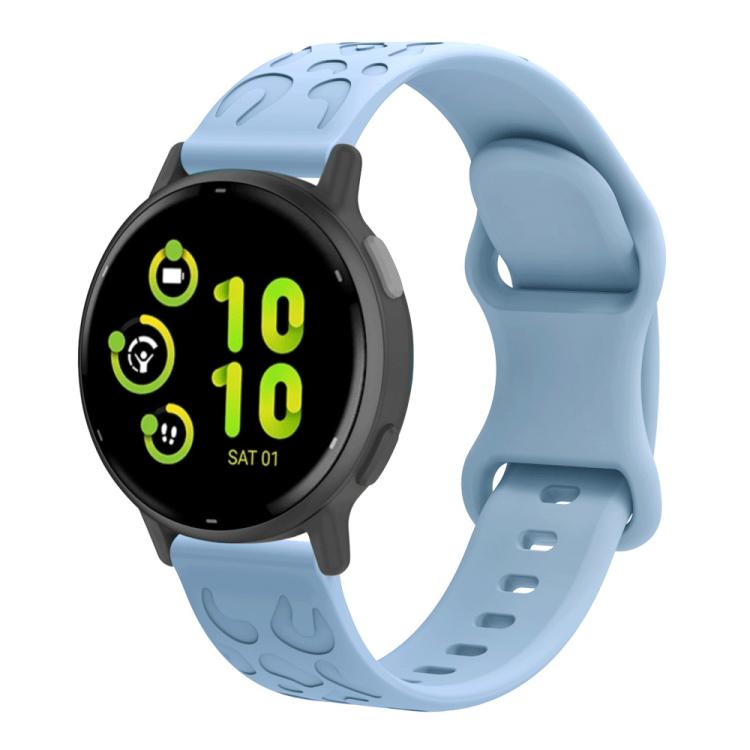 Cinturino per orologio in silicone con stampa leopardata xDfind, 22mm