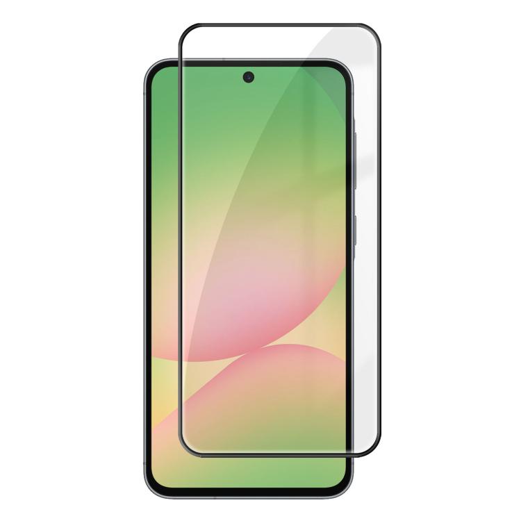 Pellicola in vetro temperato HD Kalebol ad alto contenuto di alluminio, serigrafata a copertura totale, anti-impronta, con bordo nero., For Galaxy A08 4G / 5G, For Galaxy A18 4G / 5G, For Galaxy A57 5G, For Galaxy A37 5G, For Galaxy A27 5G             ...