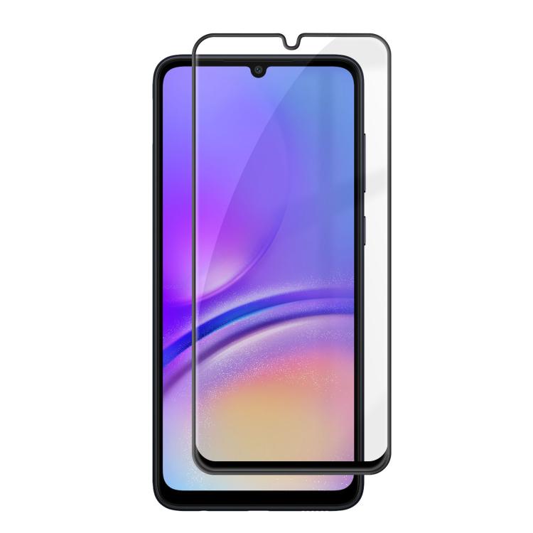 Pellicola in vetro temperato HD Kalebol ad alto contenuto di alluminio, serigrafata a copertura totale, anti-impronta, con bordo nero., For Galaxy A08 4G / 5G, For Galaxy A18 4G / 5G, For Galaxy A57 5G, For Galaxy A37 5G, For Galaxy A27 5G             ...
