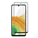 Pellicola in vetro temperato HD Kalebol ad alto contenuto di alluminio, serigrafata a copertura totale, anti-impronta, con bordo nero., For Galaxy A04, For Galaxy A04s, For Galaxy A23 4G, For Galaxy A53 4G, For Galaxy A33 4G, For Galaxy A13 4G