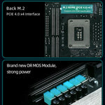 ERYING ITX i5-12500H CPU Desktop Computer Motherboard, i5-12500H