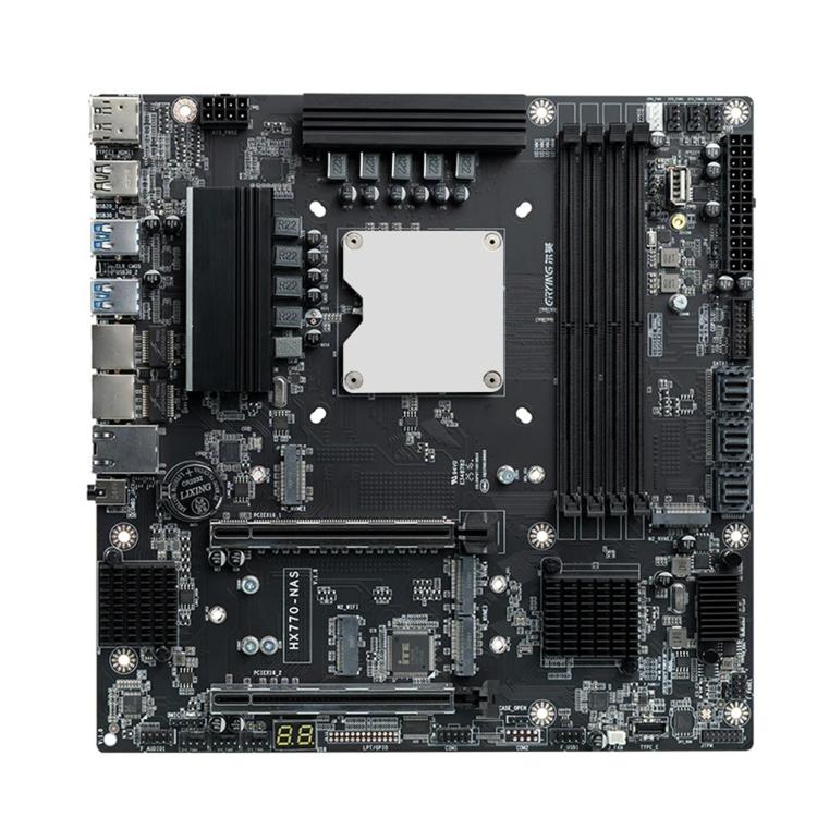 ERYING HX770 Chipset i5-14500HX Onboard CPU NAS Host Motherboard, i5-14500HX