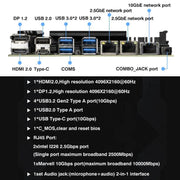 ERYING HX770 Chipset i5-14500HX Onboard CPU NAS Host Motherboard, i5-14500HX