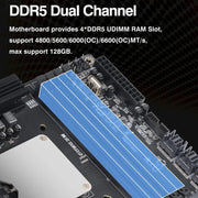 ERYING HX770 Chipset i5-14500HX Onboard CPU NAS Host Motherboard, i5-14500HX