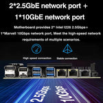 ERYING HX770 Chipset i5-14500HX Onboard CPU NAS Host Motherboard, i5-14500HX
