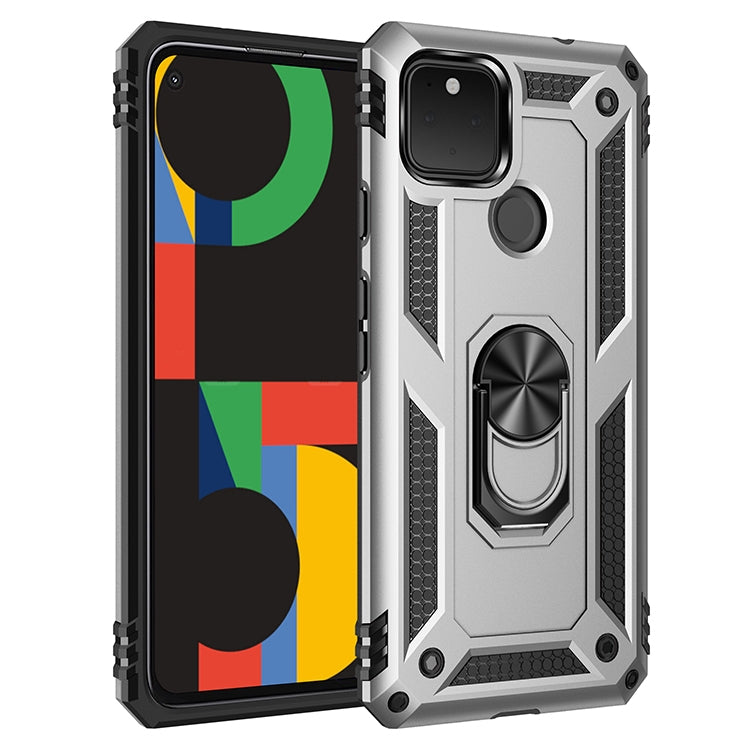 Custodia protettiva antiurto in TPU + PC con supporto girevole a 360 gradi, For Samsung Galaxy M01, For Google Pixel 5 XL, For Google Pixel 5