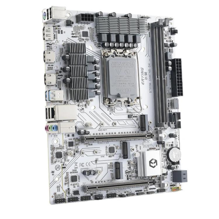 ERYING M-ATX B760M Gaming DDR4 RAM DIY Desktop Computer Motherboard, B760M