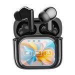 Auricolari wireless Bluetooth JM19 con touchscreen a colori, cancellazione attiva del rumore (ANC) e traduttore integrato.