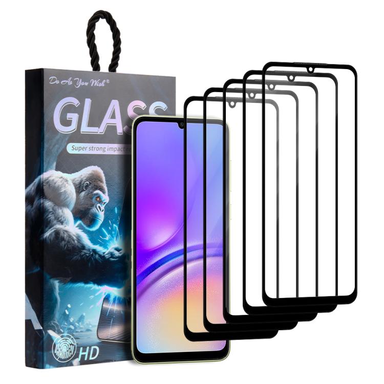 5 pezzi/confezione Pellicola in vetro temperato HD con stampa serigrafica "Fai come vuoi", For Samsung Galaxy S24+ 5G, For Samsung Galaxy S24 5G, For Samsung Galaxy A05 / A05s, For Samsung Galaxy F34 5G, For Samsung Galaxy M34 5G                       ...