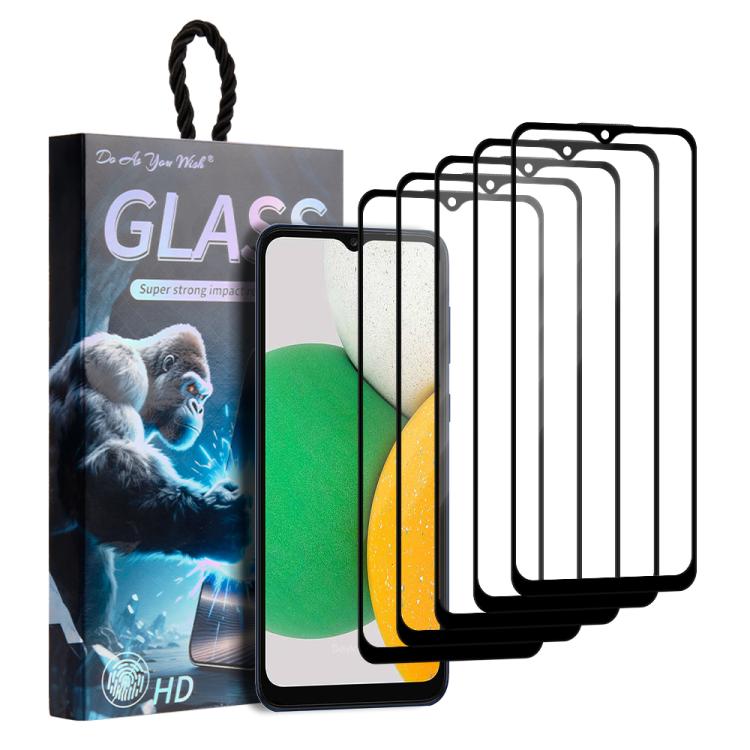 5 pezzi/confezione Pellicola in vetro temperato HD con stampa serigrafica "Fai come vuoi", For Samsung Galaxy S24+ 5G, For Samsung Galaxy S24 5G, For Samsung Galaxy A05 / A05s, For Samsung Galaxy F34 5G, For Samsung Galaxy M34 5G                       ...