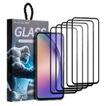 5 pezzi/confezione Pellicola in vetro temperato HD con stampa serigrafica "Fai come vuoi", For Samsung Galaxy S24+ 5G, For Samsung Galaxy S24 5G, For Samsung Galaxy A05 / A05s, For Samsung Galaxy F34 5G, For Samsung Galaxy M34 5G                       ...