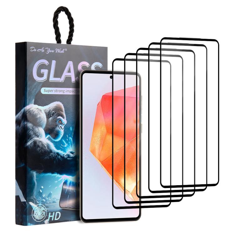 5 pezzi/confezione Pellicola in vetro temperato HD con stampa serigrafica "Fai come vuoi", For Samsung Galaxy S26+ 5G, For Samsung Galaxy S26 Ultra 5G, For Samsung Galaxy S26 5G, For Samsung Galaxy A57 5G, For Samsung Galaxy A37 5G                     ...