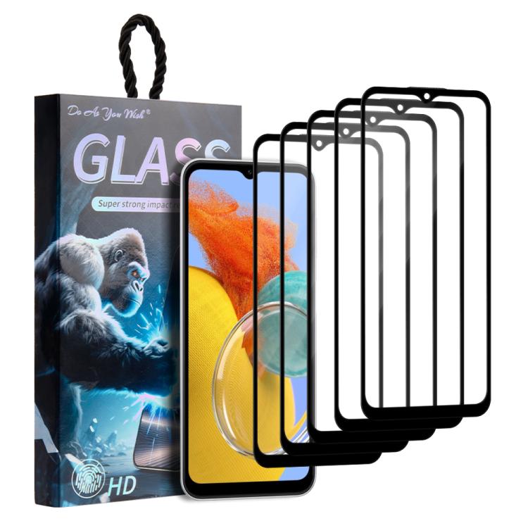 5 pezzi/confezione Pellicola in vetro temperato HD con stampa serigrafica "Fai come vuoi", For Samsung Galaxy S24+ 5G, For Samsung Galaxy S24 5G, For Samsung Galaxy A05 / A05s, For Samsung Galaxy F34 5G, For Samsung Galaxy M34 5G                       ...