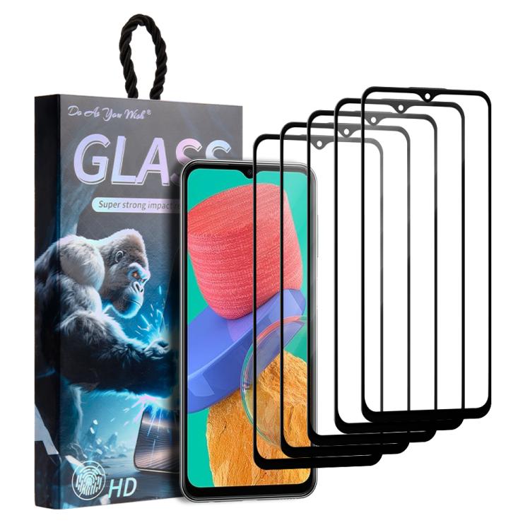 5 pezzi/confezione Pellicola in vetro temperato HD con stampa serigrafica "Fai come vuoi", For Samsung Galaxy S24+ 5G, For Samsung Galaxy S24 5G, For Samsung Galaxy A05 / A05s, For Samsung Galaxy F34 5G, For Samsung Galaxy M34 5G                       ...