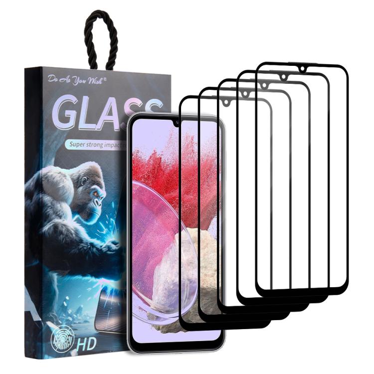 5 pezzi/confezione Pellicola in vetro temperato HD con stampa serigrafica "Fai come vuoi", For Samsung Galaxy S24+ 5G, For Samsung Galaxy S24 5G, For Samsung Galaxy A05 / A05s, For Samsung Galaxy F34 5G, For Samsung Galaxy M34 5G                       ...