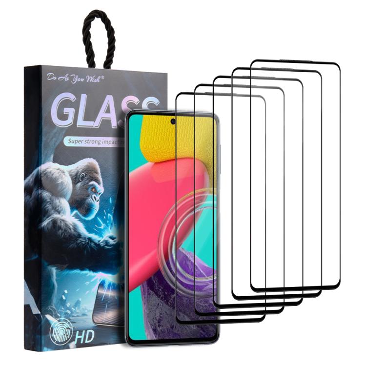 5 pezzi/confezione Pellicola in vetro temperato HD con stampa serigrafica "Fai come vuoi", For Samsung Galaxy S24+ 5G, For Samsung Galaxy S24 5G, For Samsung Galaxy A05 / A05s, For Samsung Galaxy F34 5G, For Samsung Galaxy M34 5G                       ...