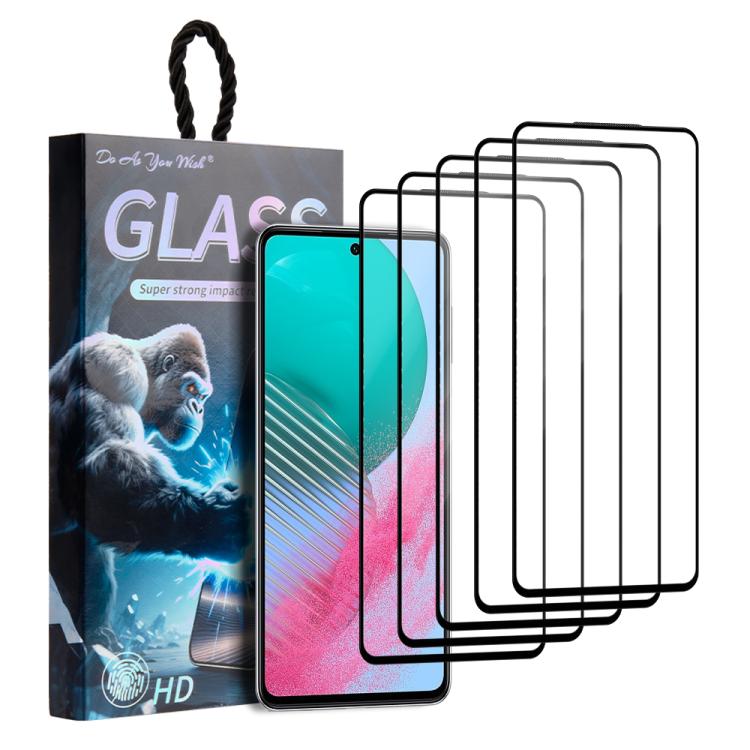 5 pezzi/confezione Pellicola in vetro temperato HD con stampa serigrafica "Fai come vuoi", For Samsung Galaxy S24+ 5G, For Samsung Galaxy S24 5G, For Samsung Galaxy A05 / A05s, For Samsung Galaxy F34 5G, For Samsung Galaxy M34 5G                       ...