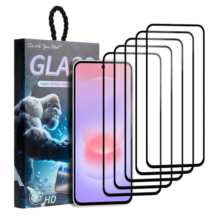 5 pezzi/confezione Pellicola in vetro temperato HD con stampa serigrafica "Fai come vuoi", For Samsung Galaxy S26+ 5G, For Samsung Galaxy S26 Ultra 5G, For Samsung Galaxy S26 5G, For Samsung Galaxy A57 5G, For Samsung Galaxy A37 5G                     ...