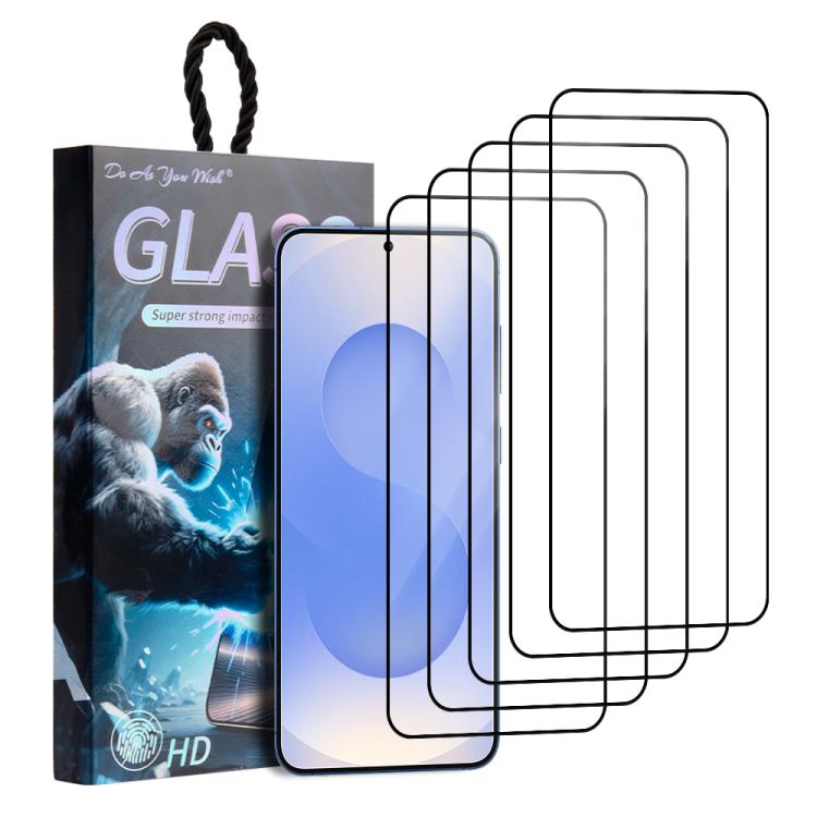 5 pezzi/confezione Pellicola in vetro temperato HD con stampa serigrafica "Fai come vuoi", For Samsung Galaxy S26+ 5G, For Samsung Galaxy S26 Ultra 5G, For Samsung Galaxy S26 5G, For Samsung Galaxy A57 5G, For Samsung Galaxy A37 5G                     ...