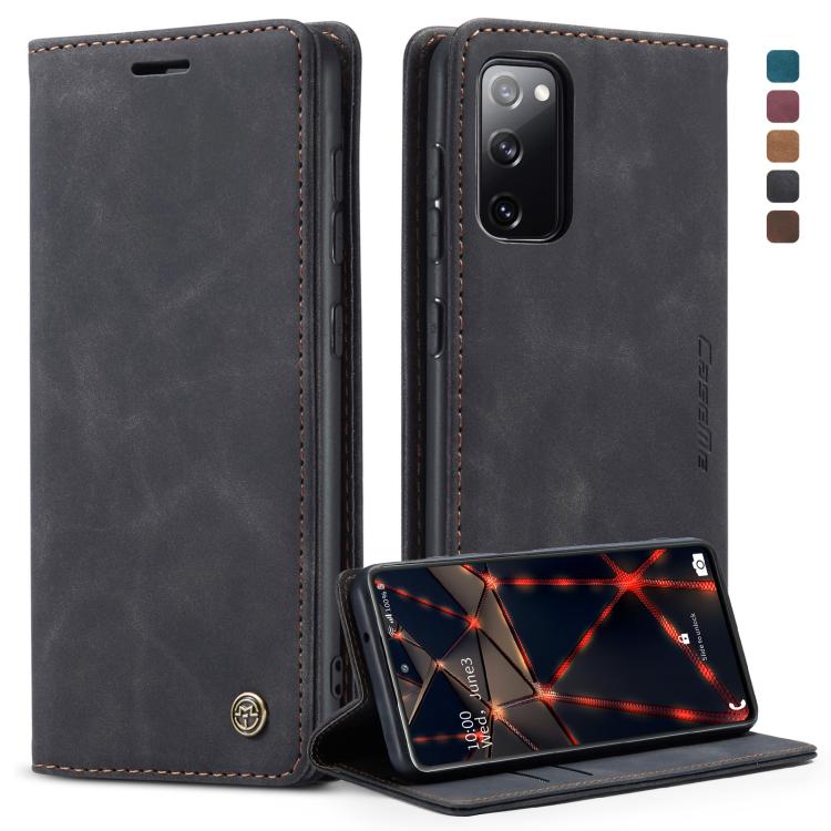Custodia portafoglio in pelle con flip per Samsung Galaxy S20 FE