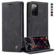 Custodia portafoglio in pelle con flip per Samsung Galaxy S20 FE