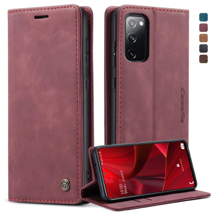 Custodia portafoglio in pelle per Samsung Galaxy S20 FE