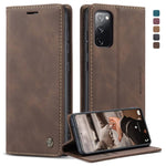 Custodia portafoglio in pelle per Samsung Galaxy S20 FE