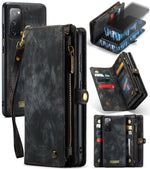 Custodia portafoglio in pelle per Samsung Galaxy S20 FE