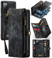Custodia portafoglio in pelle per Samsung Galaxy S20 FE