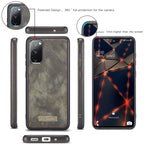 Custodia portafoglio in pelle per Samsung Galaxy S20 FE