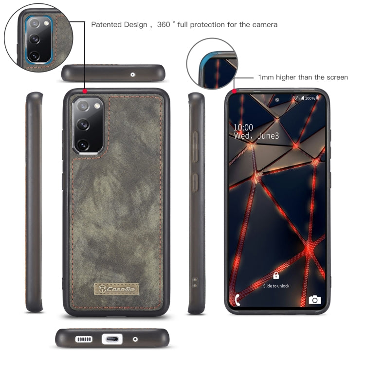 Custodia portafoglio in pelle per Samsung Galaxy S20 FE