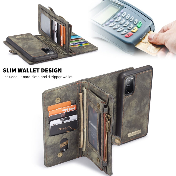 Custodia portafoglio in pelle per Samsung Galaxy S20 FE