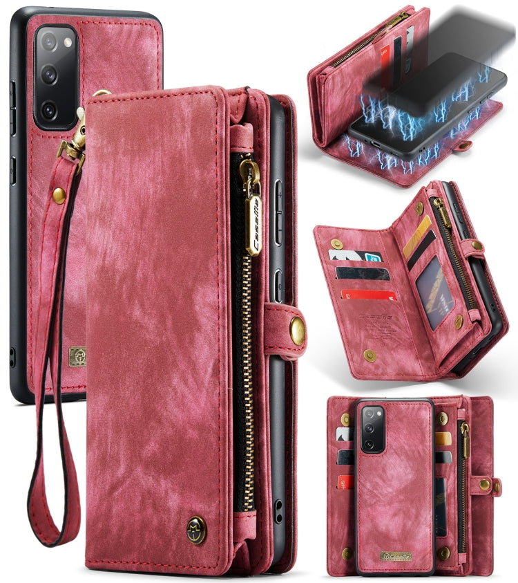 Custodia portafoglio in pelle per Samsung Galaxy S20 FE