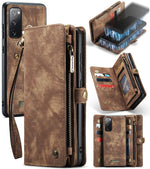 Custodia portafoglio in pelle per Samsung Galaxy S20 FE