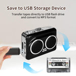Convertitore cassette a MP3 portatile con doppi altoparlanti