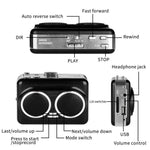 Convertitore cassette a MP3 portatile con doppi altoparlanti