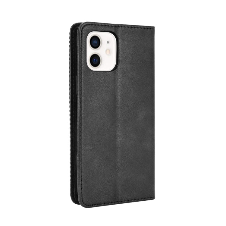 Custodia in pelle orizzontale con fibbia magnetica per iPhone 12