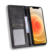 Custodia in pelle orizzontale per iPhone 12