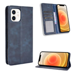 Custodia in pelle orizzontale con fibbia magnetica per iPhone 12