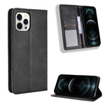 Custodia in pelle orizzontale con fibbia magnetica per iPhone 12