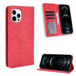 Custodia in pelle orizzontale con fibbia magnetica per iPhone 12
