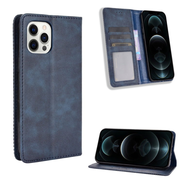 Custodia in pelle orizzontale con fibbia magnetica per iPhone 12