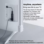 Xiaomi TV Stick originale di seconda generazione con processore Quad Core Cortex-A55, risoluzione 4K Ultra HD, Wi-Fi dual-band 6 e Google TV Stick, versione globale con Google Play., 2GB+8GB