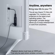 Xiaomi TV Stick originale di seconda generazione con processore Quad Core Cortex-A55, risoluzione 4K Ultra HD, Wi-Fi dual-band 6 e Google TV Stick, versione globale con Google Play., 2GB+8GB